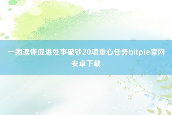 一图读懂促进处事破钞20项重心任务bitpie官网安卓下载