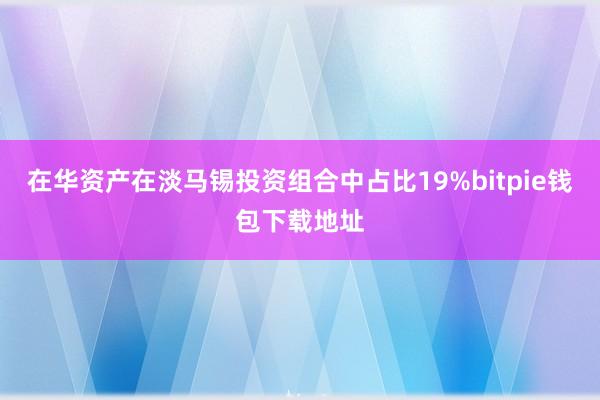 在华资产在淡马锡投资组合中占比19%bitpie钱包下载地址