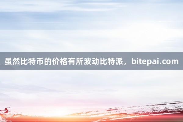 虽然比特币的价格有所波动比特派，bitepai.com