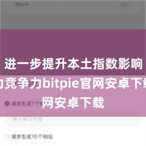 进一步提升本土指数影响力竞争力bitpie官网安卓下载