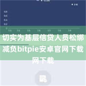 切实为基层信贷人员松绑减负bitpie安卓官网下载